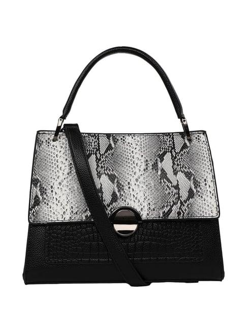 hautesauce black textured small handbag