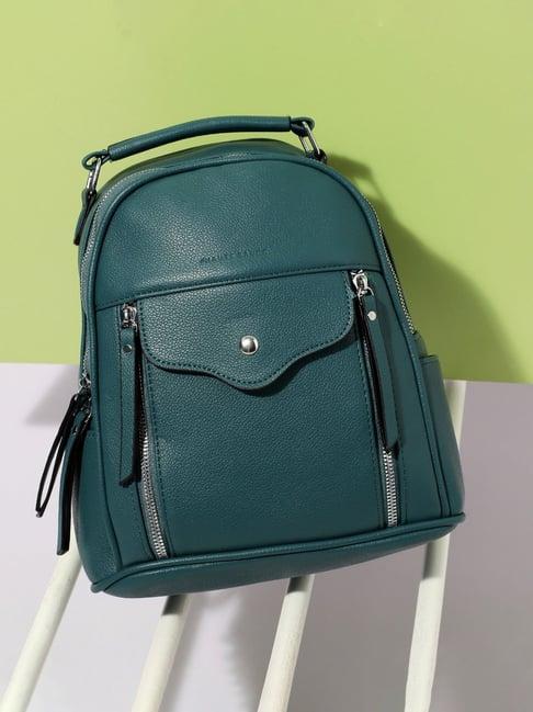 hautesauce blue large leather mini backpack