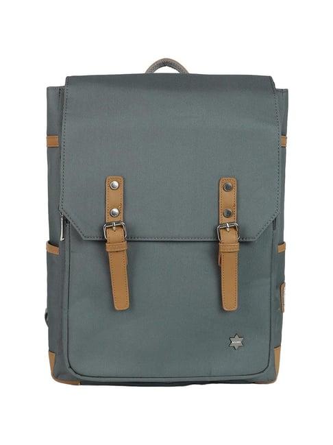 hautesauce blue solid large laptop backpack