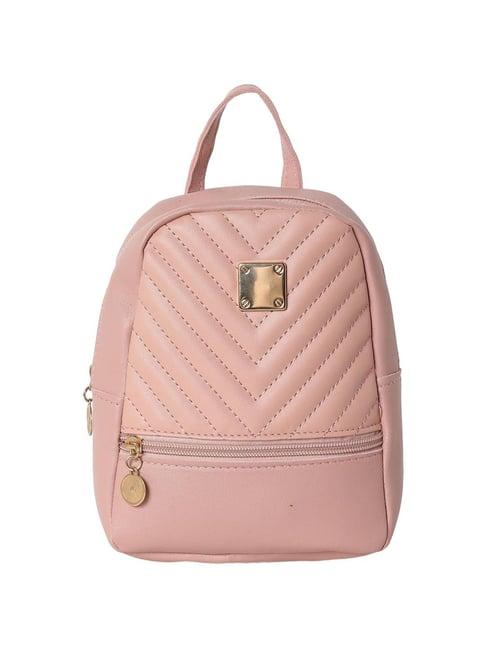 hautesauce pink quilted medium backpack