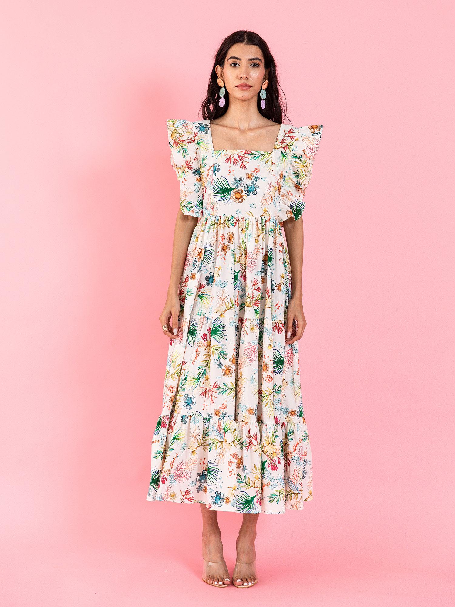 haven multi-color dress