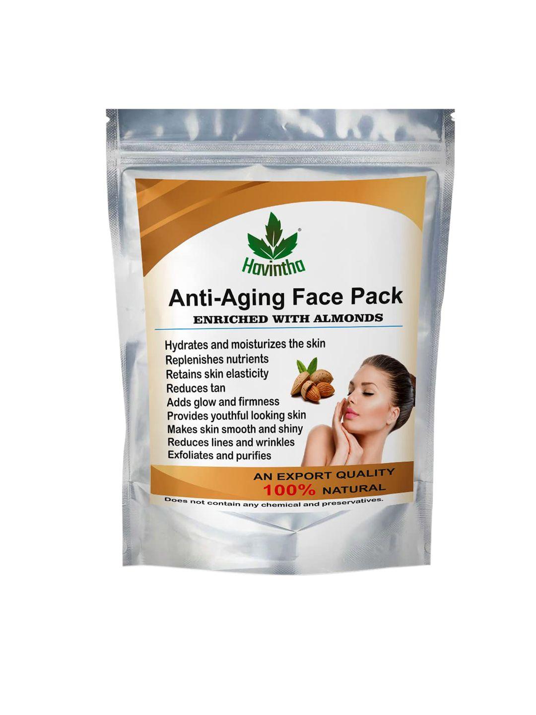 havintha almonds anti-aging face pack with almond 227 g