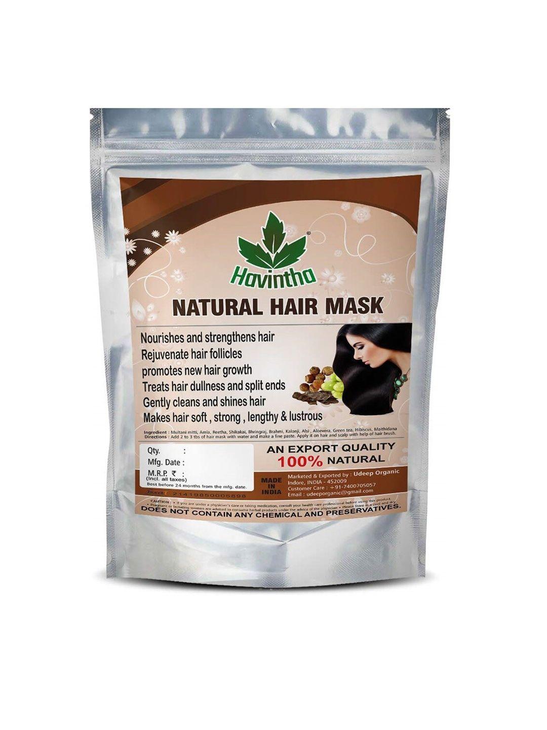 havintha hair mask for hair fall growth split ends luster shining nourishment - 227 gm