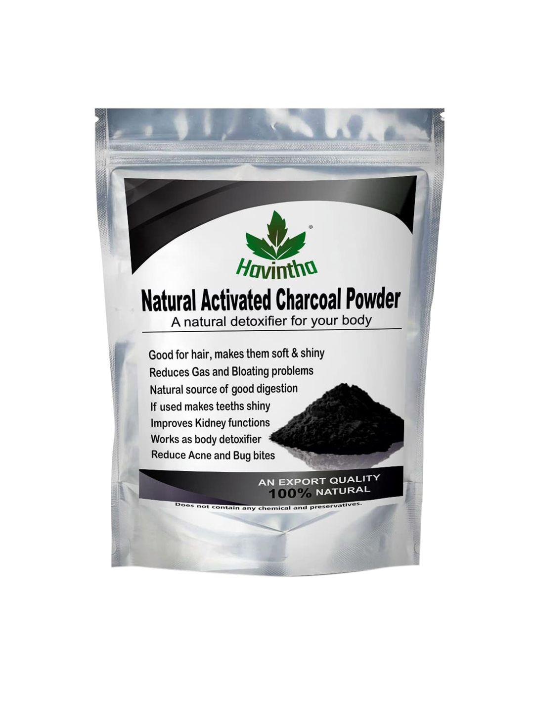 havintha natural activated charcoal powder face pack