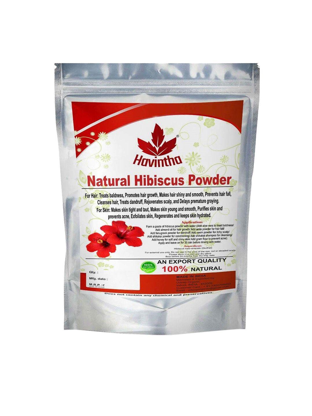 havintha natural hibiscus shampoo powder for hair growth & prevents hair fall - 227 gm