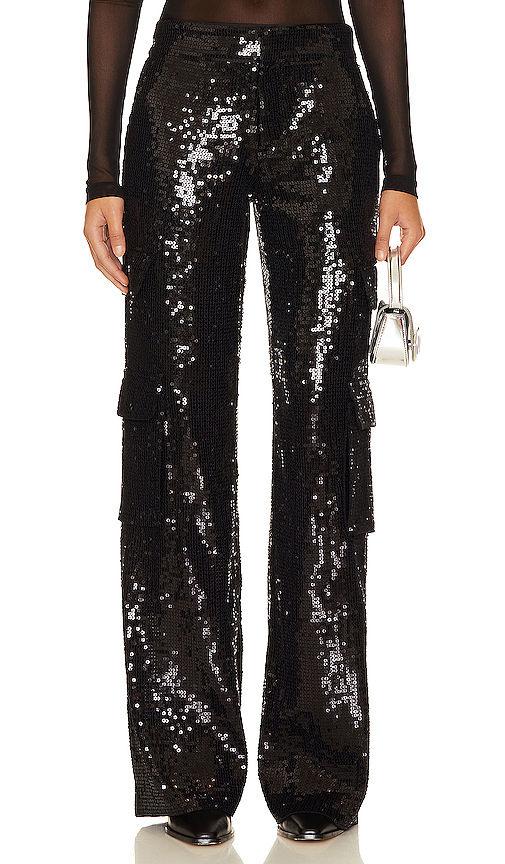 hayes sequin cargo pant