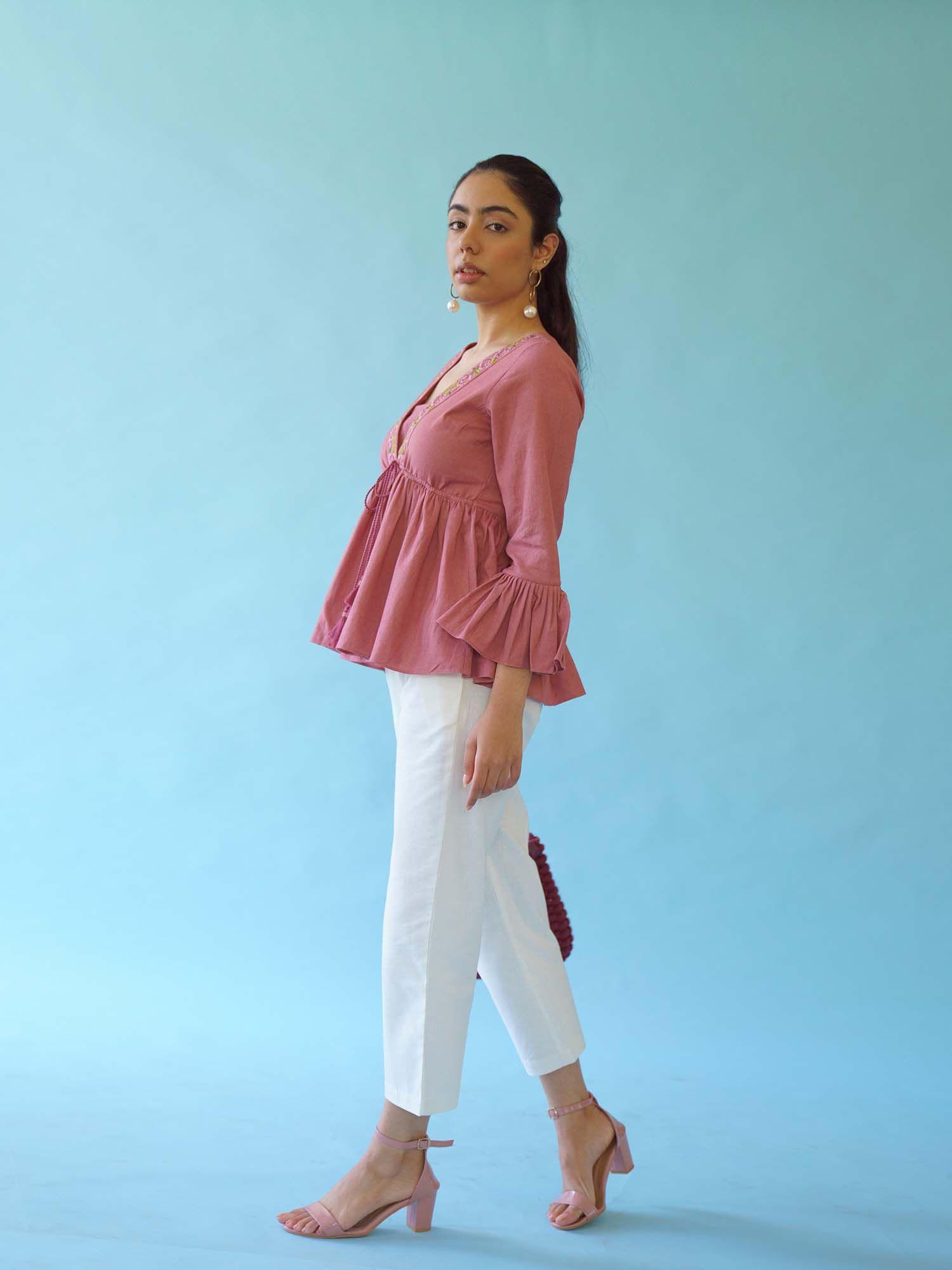 haze rose pink top