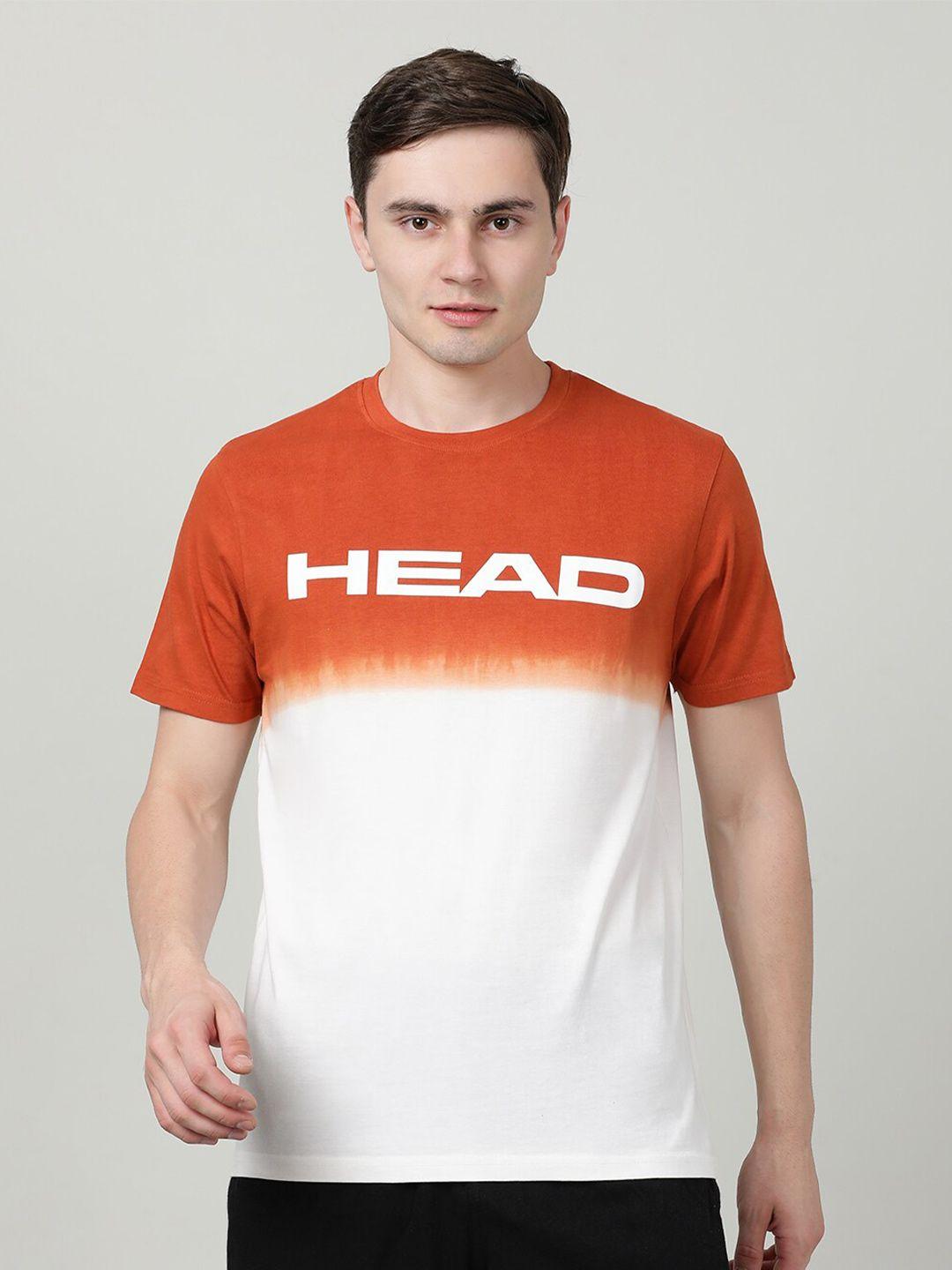 head colourblocked cotton t-shirt