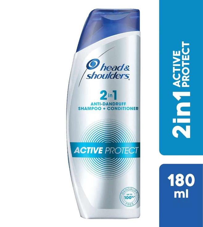 head & shoulders 2 in 1 active protect anti-dandruff shampoo + conditioner - 180 ml