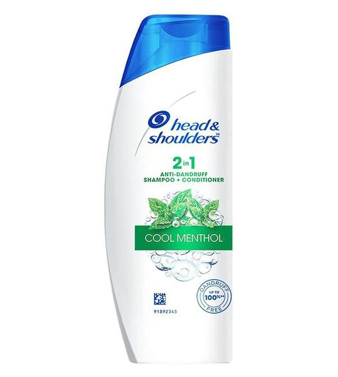 head & shoulders 2 in 1 cool menthol anti-dandruff shampoo + conditioner - 180 ml