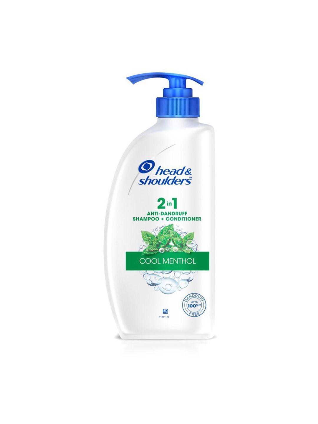 head & shoulders cool menthol 2 in1 anti-dandruff shampoo & conditioner-650 ml