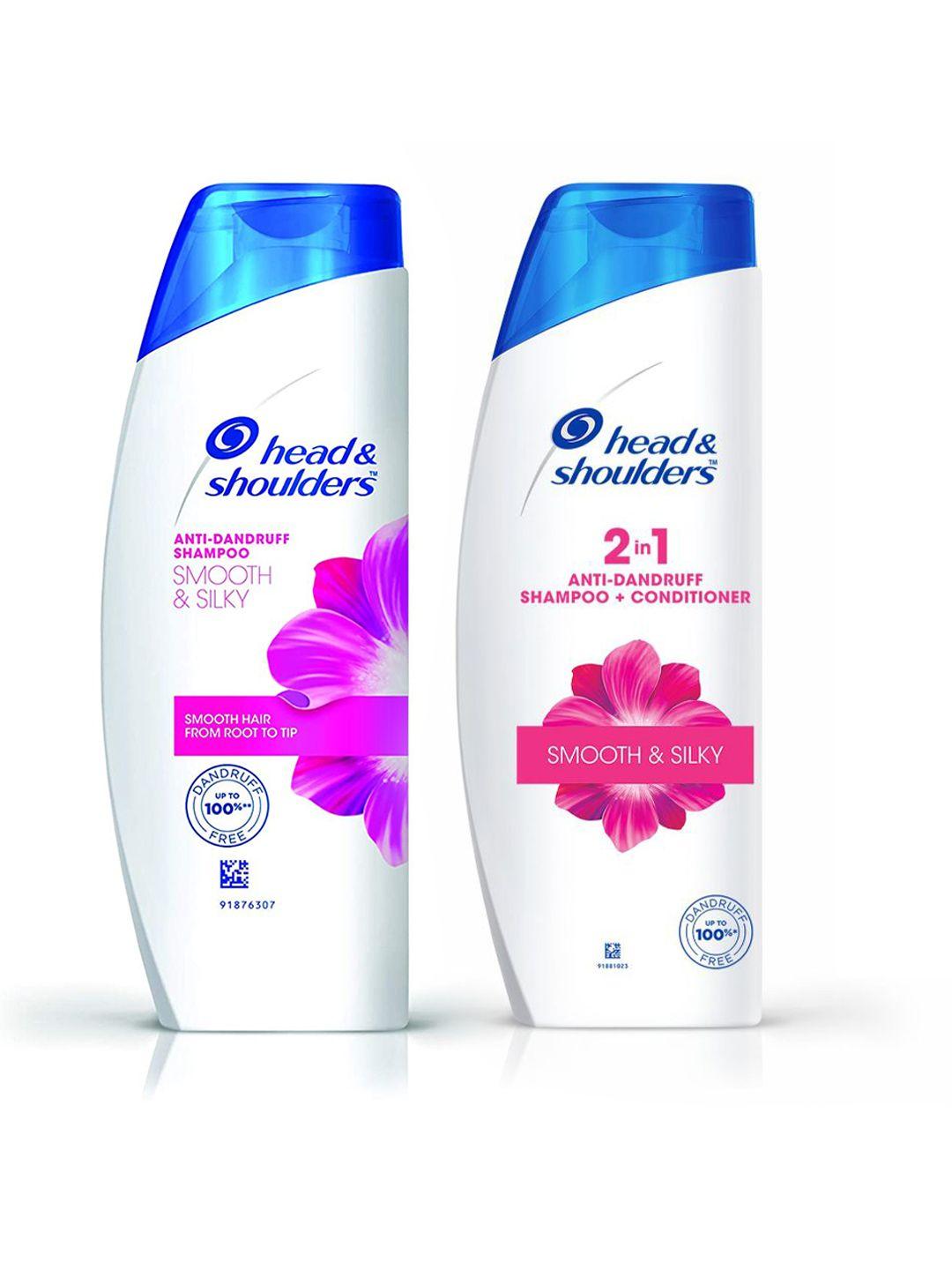 head & shoulders set of shampoo & 2 in 1 shampoo + conditioner