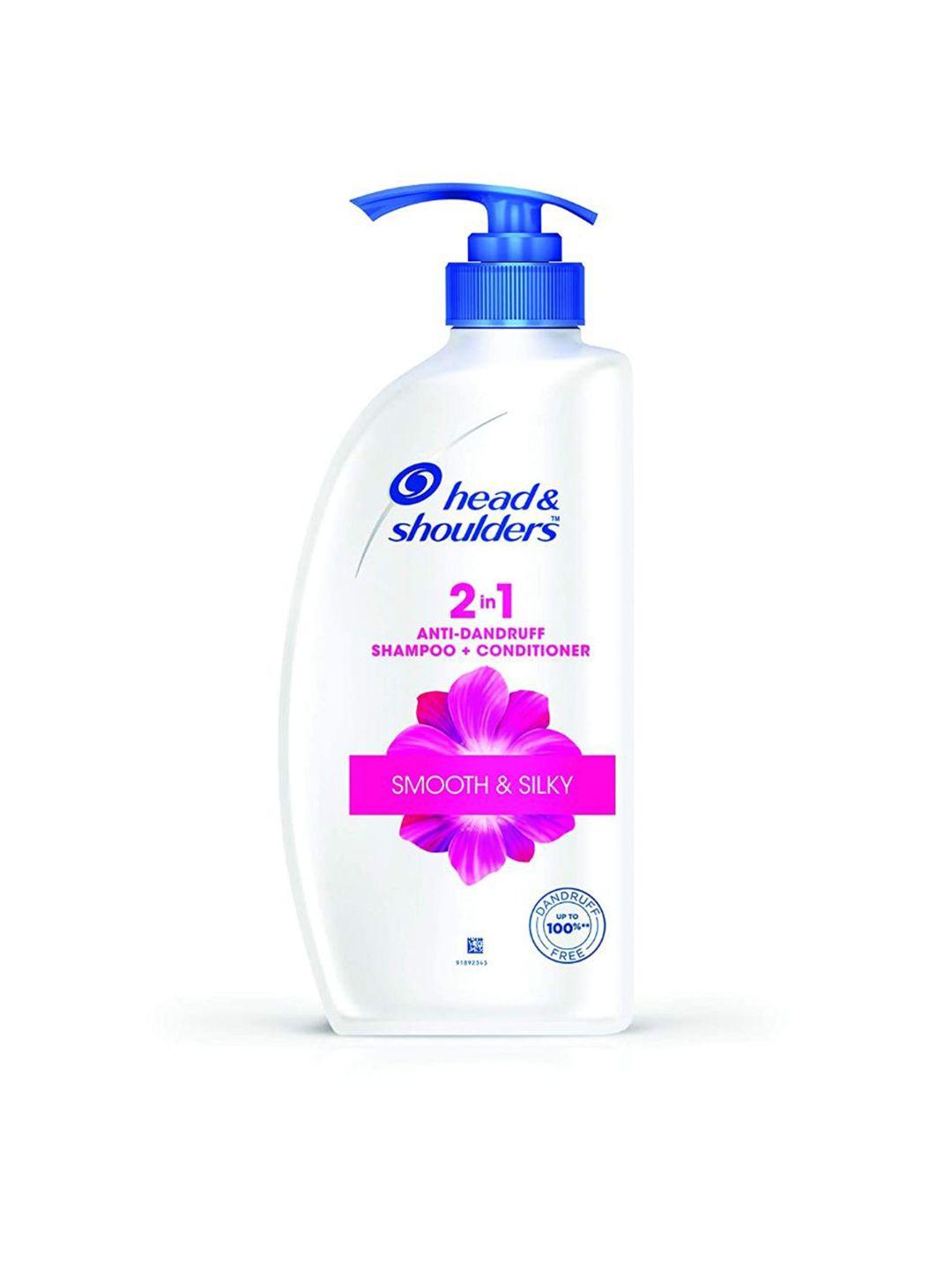 head & shoulders smooth & silky 2-in-1 anti-dandruff shampoo & conditioner 650ml