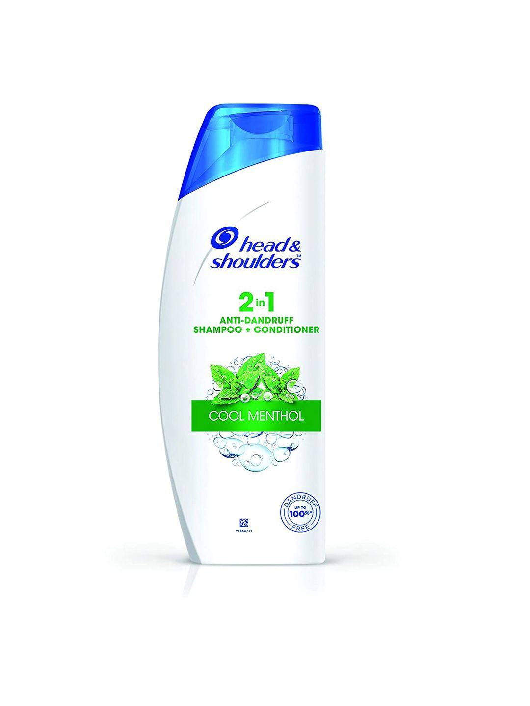 head & shoulders unisex cool menthol 2-in-1 anti-dandruff shampoo & conditioner - 180 ml