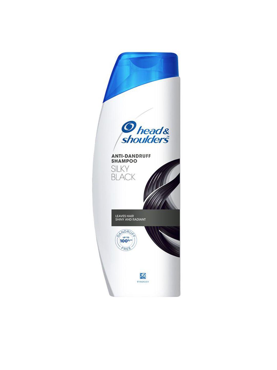 head & shoulders unisex silky black anti-dandruff shampoo 180 ml