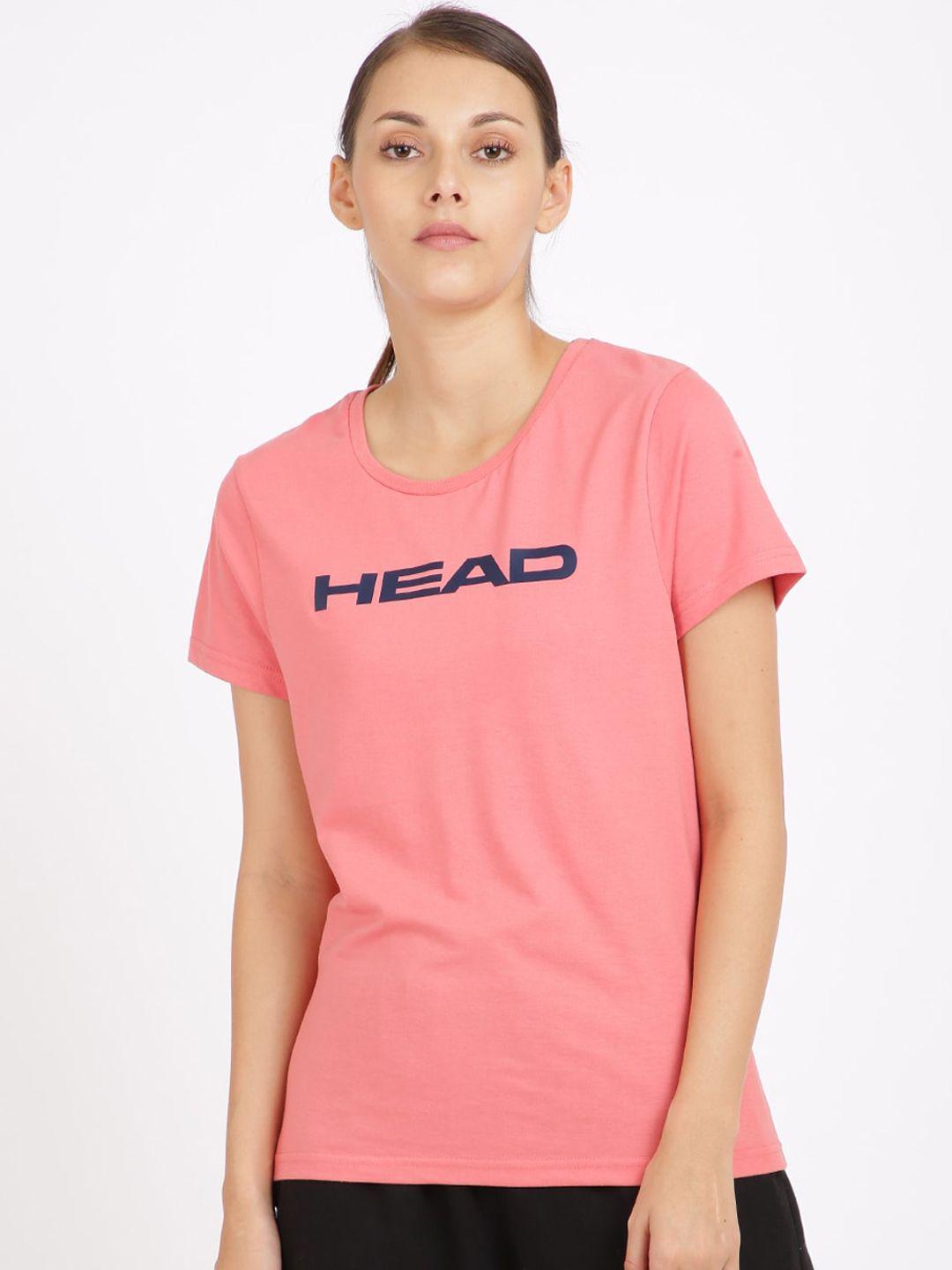 head women pink reflect-in sports slim-fit t-shirt