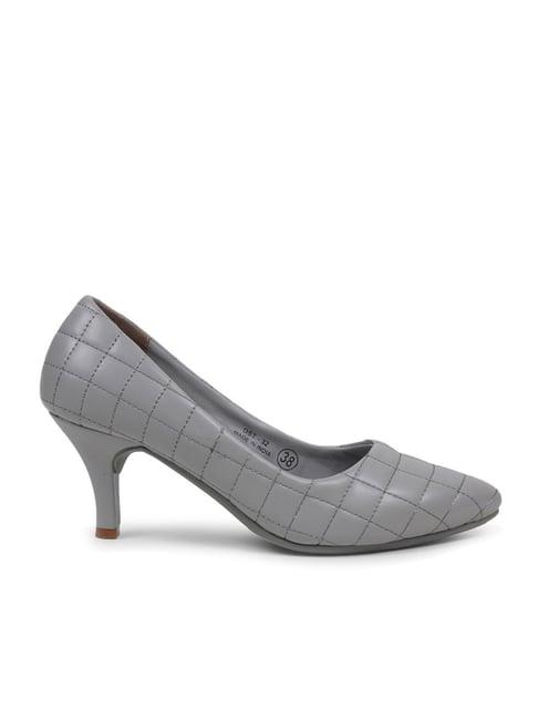 healers by liberty women's dst-32 grey stiletto pumps