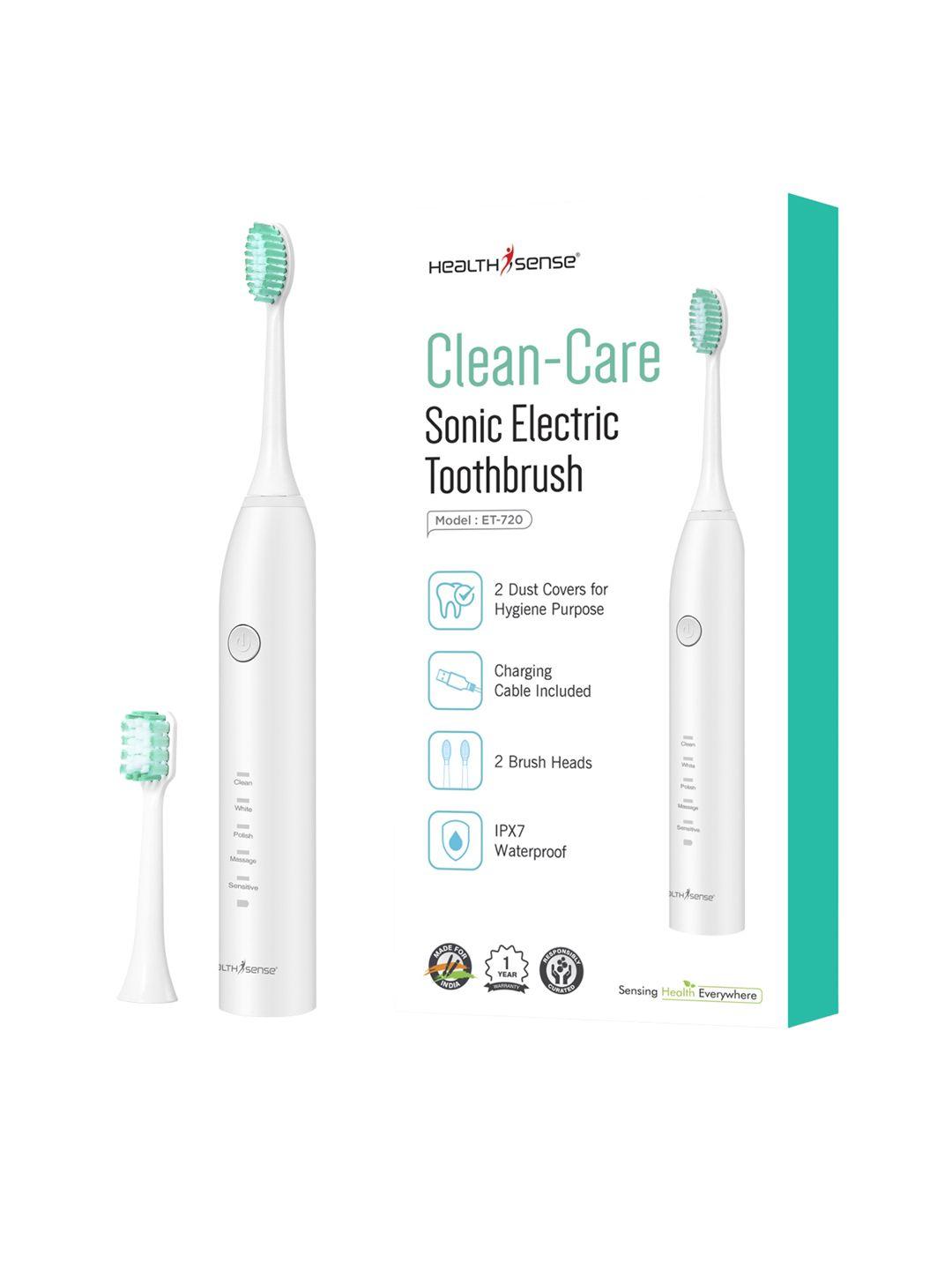 healthsense clean-care et 720 rechargeable sonic electric toothbrush