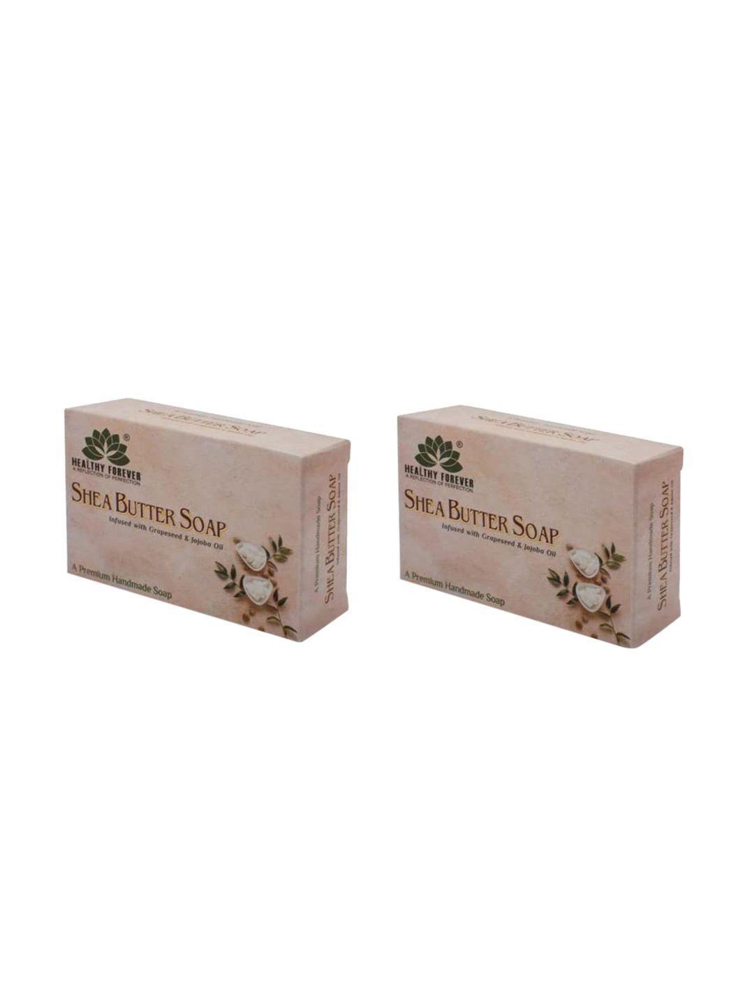 healthy forever set of 2 pure shea butter soap