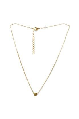heart mini pendant gold-toned dainty necklace
