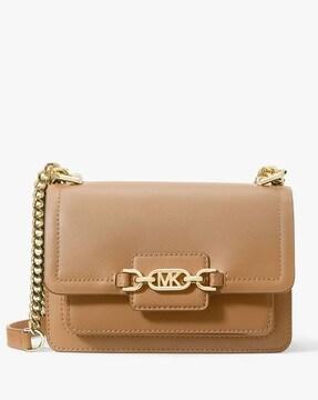 heather extra-small leather crossbody bag