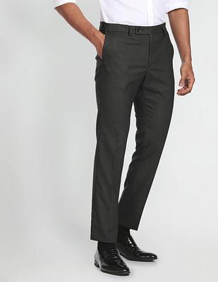 heathered hudson regular fit trousers