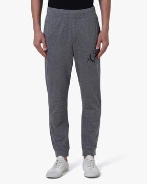 heathered joggers with insert pocket