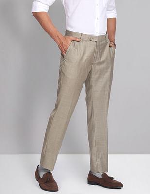 heathered sartorial formal trousers
