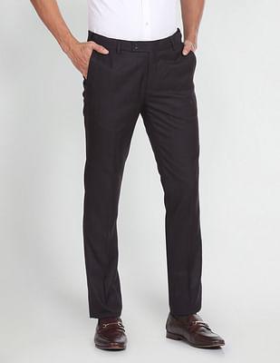 heathered twill trousers