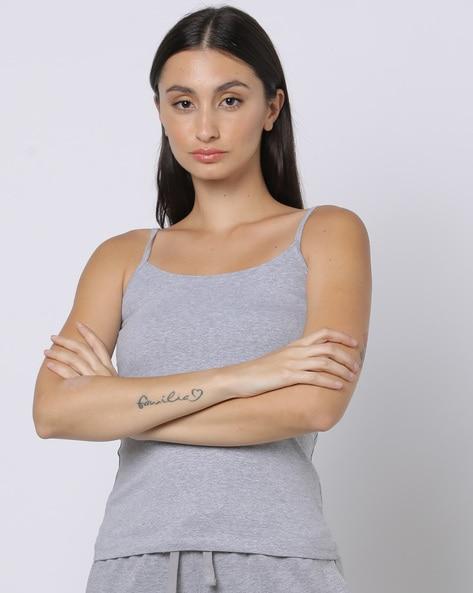 heathered camisole with adjustable straps