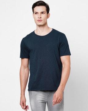 heathered cotton crew-neck t-shirt