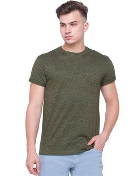 heathered crew-neck t-shirt