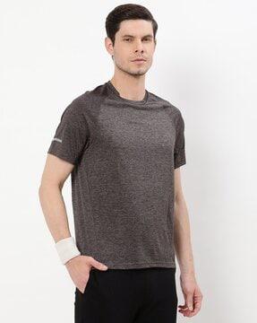 heathered crew-neck t-shirt