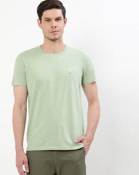 heathered crew-neck t-shirt