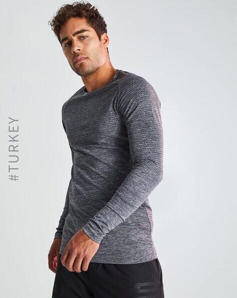 heathered crew-neck t-shirt