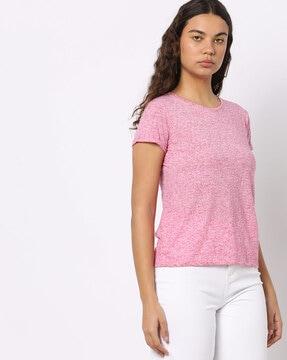 heathered crew-neck t-shirt