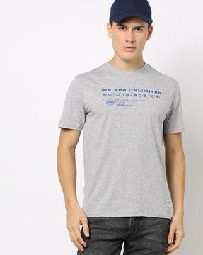 heathered crew-neck t-shirt