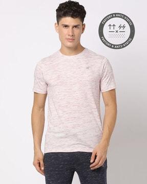 heathered crew-neck t-shirt