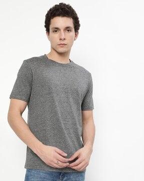 heathered crew-neck t-shirt