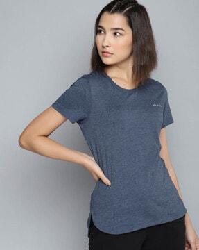 heathered crew-neck t-shirt