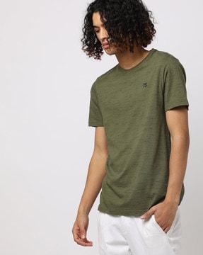 heathered crew-neck t-shirt