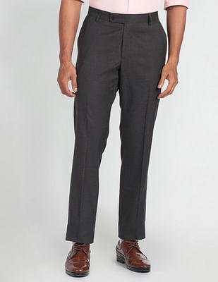 heathered formal trousers