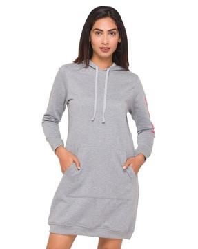 heathered full-sleeves hoodies