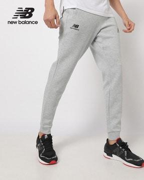 heathered high-rise joggers