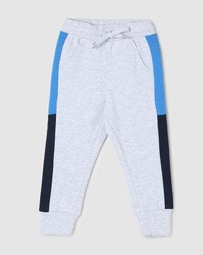 heathered joggers with insert pocket