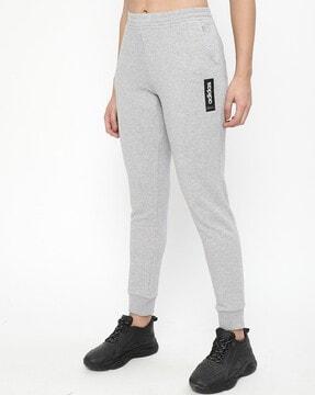 heathered joggers with insert pockets