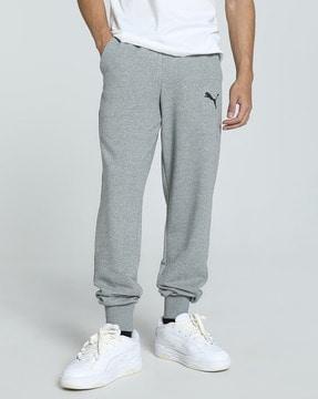 heathered joggers with insert pockets