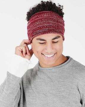 heathered knitted headwrap