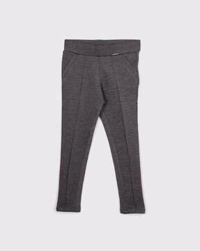 heathered leggings with insert pockets