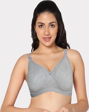 heathered nursing bra